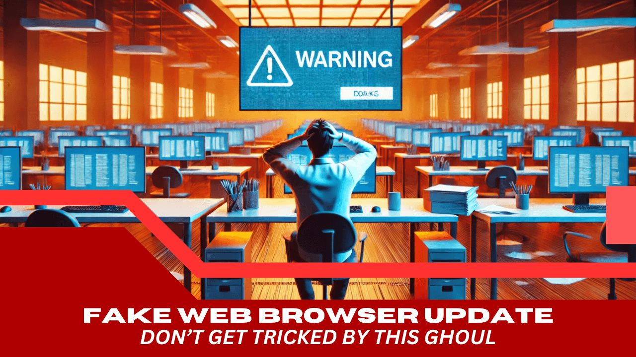 Fake Web Browser Update – Don’t Get Tricked by This Ghoul